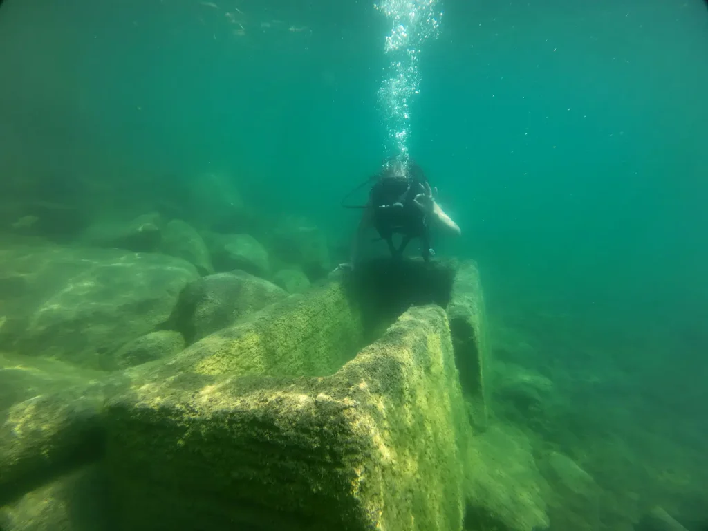 immersione battesimo del lago isola